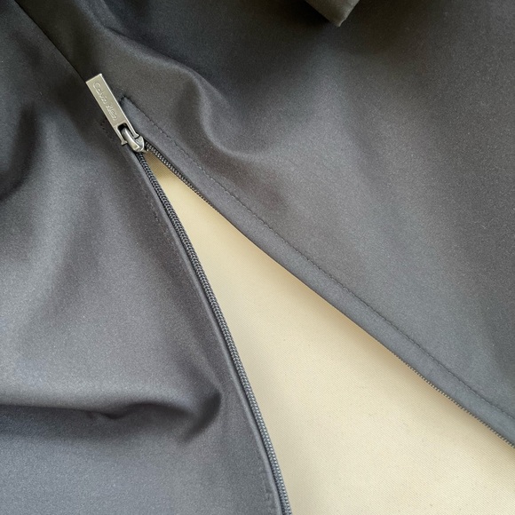 Calvin Klein Windbreaker Soft Shell Hoodie Jacket Mock Neck Full Zip Small EUC - Picture 7 of 8